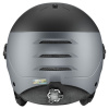 Uvex Wanted Visor Pro V, Skihjelm med Visir, Black-Silver Matt