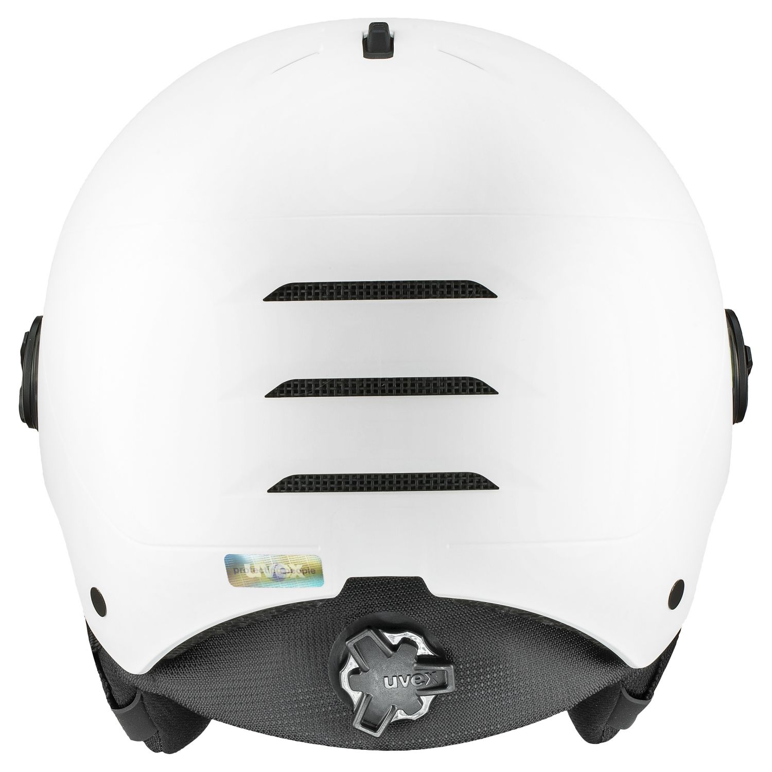 Uvex Wanted Visor Pro V, Skihjelm med Visir, White Matt