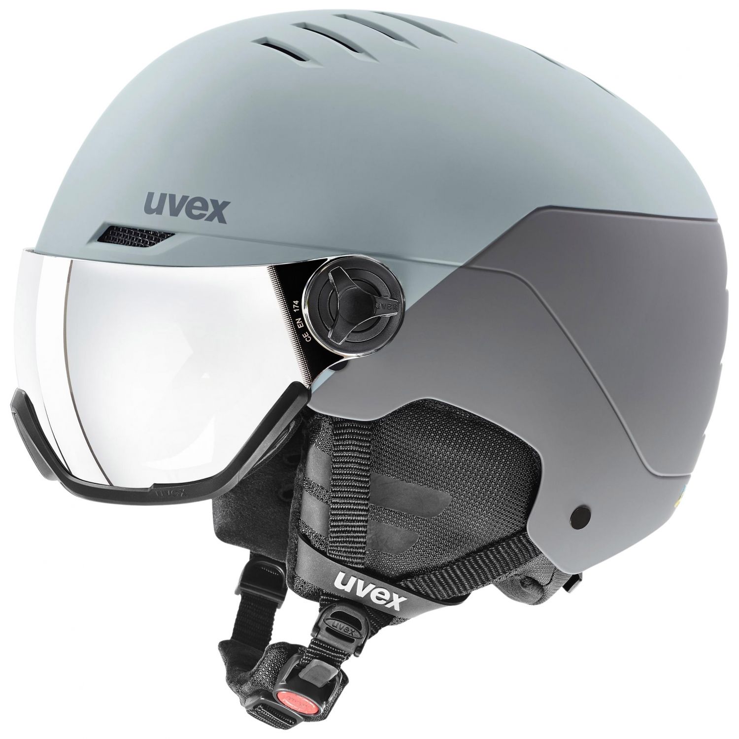 Uvex Wanted Visor, visor helmet, glacier/rhino mat