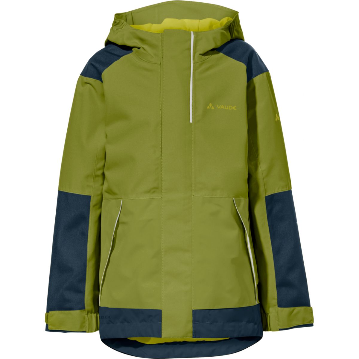 Vaude Caprea 2L Jacket, bunda do dažďa, detská, zelená