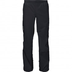 Vaude Drop Pants II, calças de chuva, preto para homem