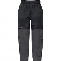 Vaude Escape Pants VI, nepremokavé nohavice, deti, čierna