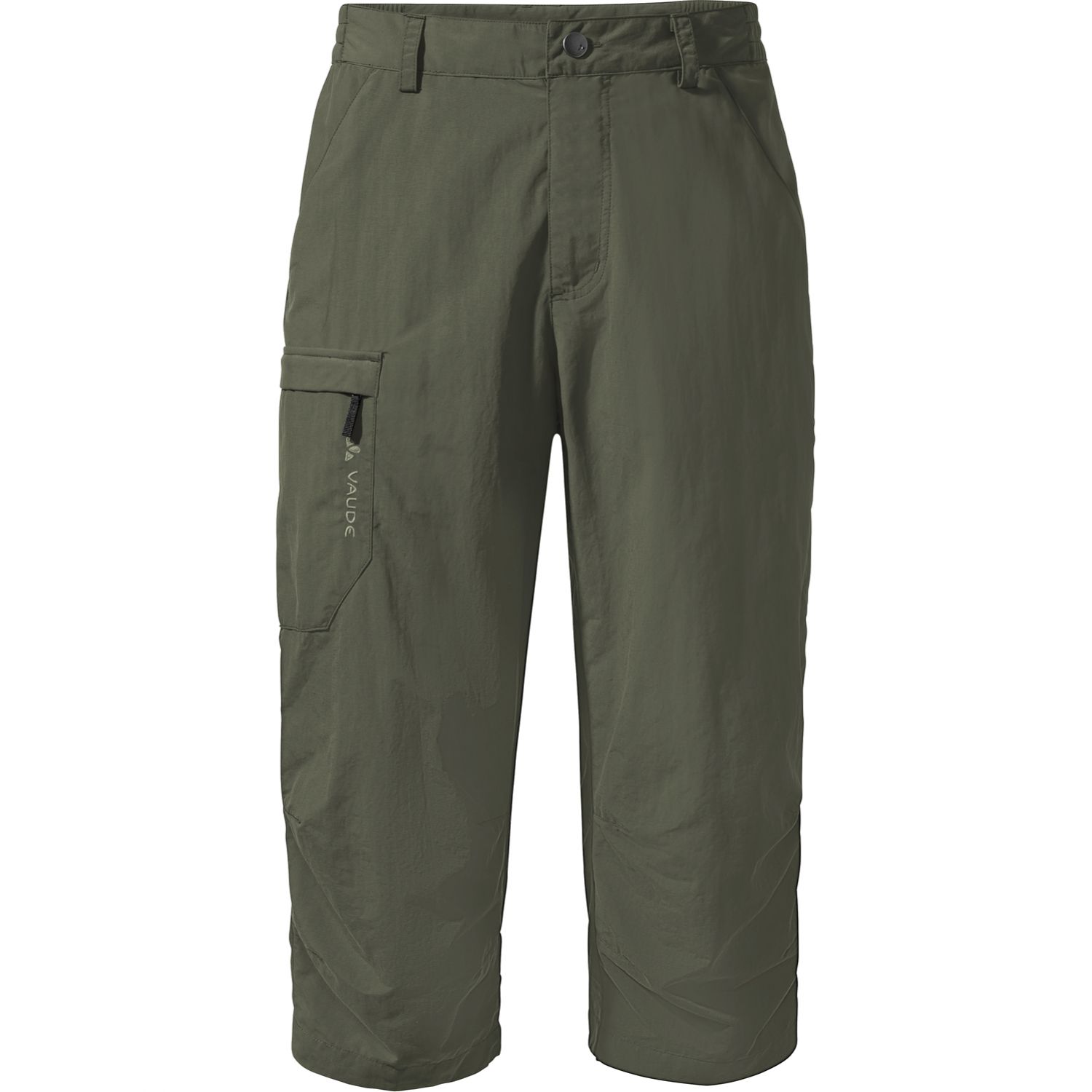 Vaude Farley Capri Pants II, calças de trekking, masculino, verde