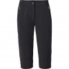 Vaude Farley Stretch Capri III, calças de caminhada, mulher, preto
