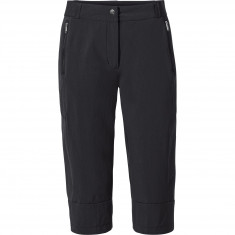 Vaude Farley Stretch Capri III, vandrebukser, dame, sort
