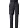 Vaude Farley Stretch T-Zip Pants III, pantaloni de drumeție, bărbați, negru