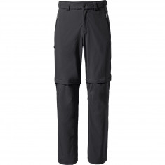 Vaude Farley Stretch T-Zip Pants III, pantaloni de drumeție, bărbați, negru