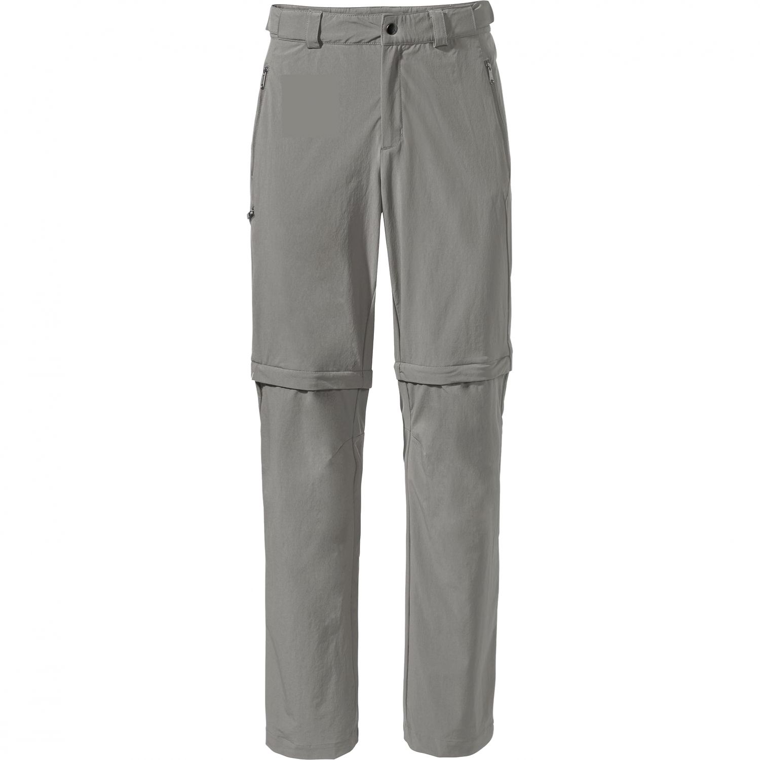 Vaude Fluid Full-Zip Pants, regnbukser, dame, sort