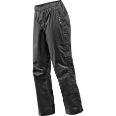 Vaude Fluid Full-Zip Pants S/S, nohavice do dažďa, dámske, čierna