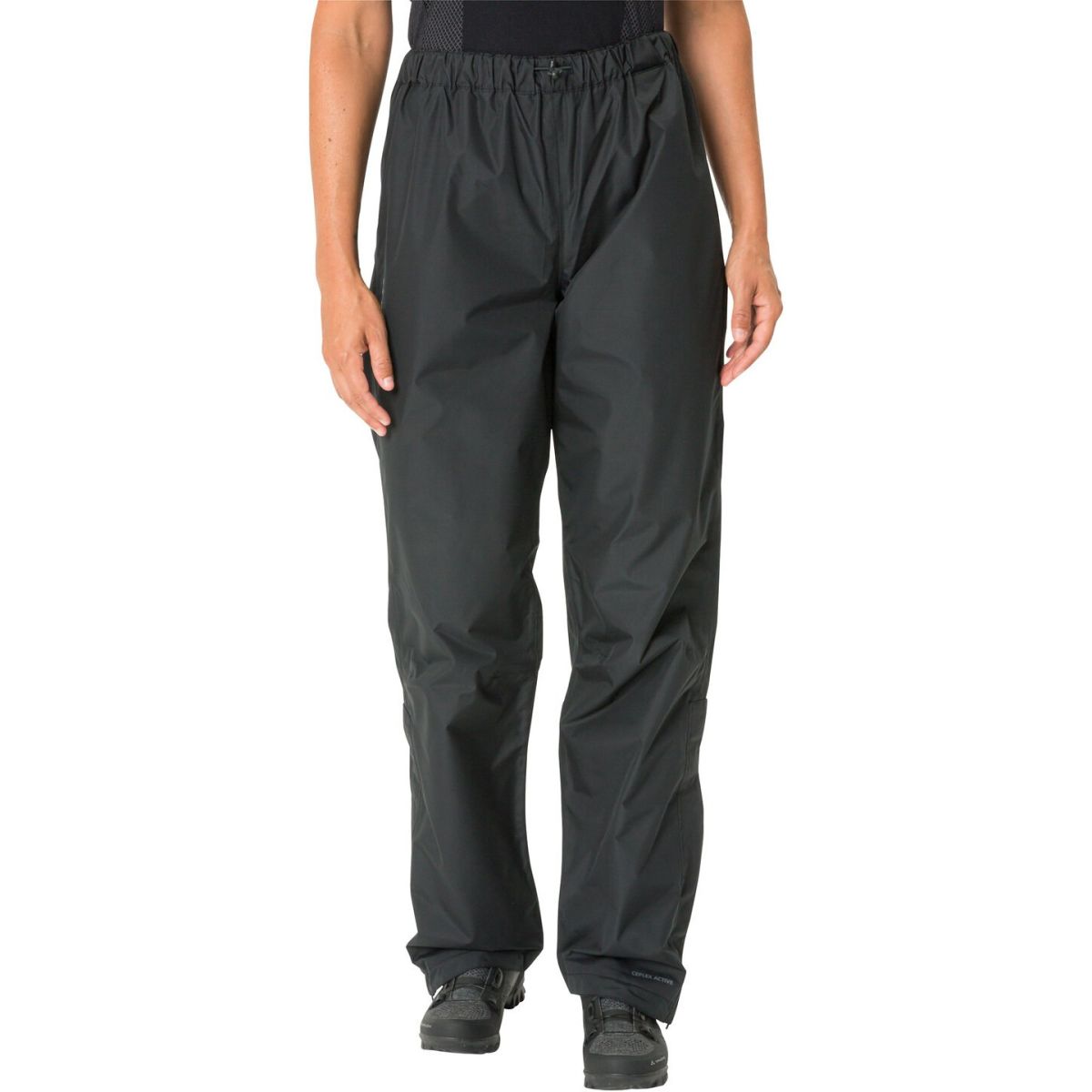 Vaude Fluid Pants, calças de chuva, feminino, preto