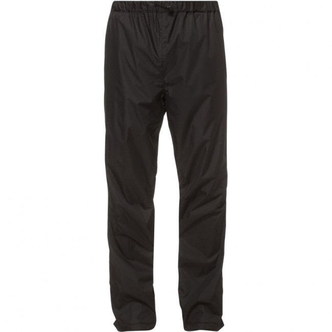 Vaude Fluid Pants II, calças de chuva, masculino, preto