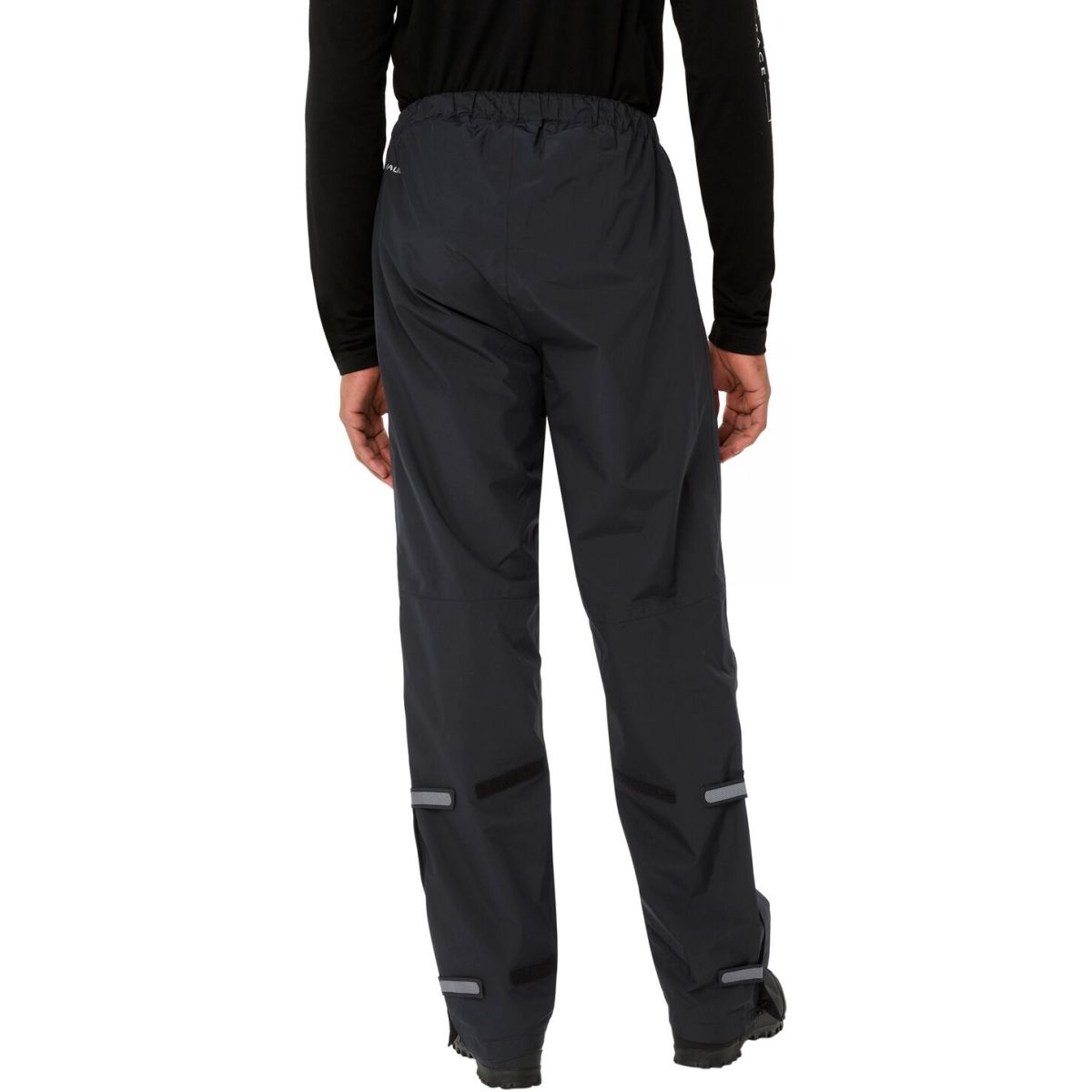 Vaude Fluid Pants II, pantaloni de ploaie, bărbați, negru