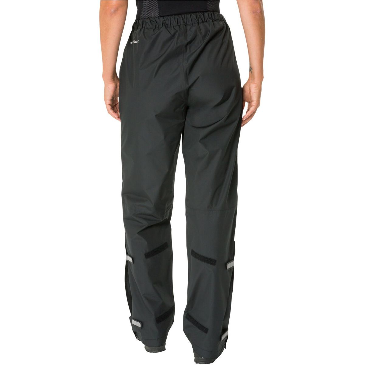 Vaude Fluid Pants, pantaloni de ploaie, femei, negru