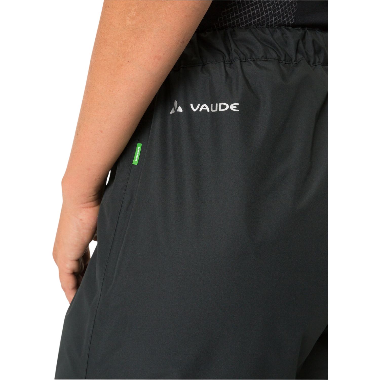Vaude Fluid Pants, regnbukser, dame sort