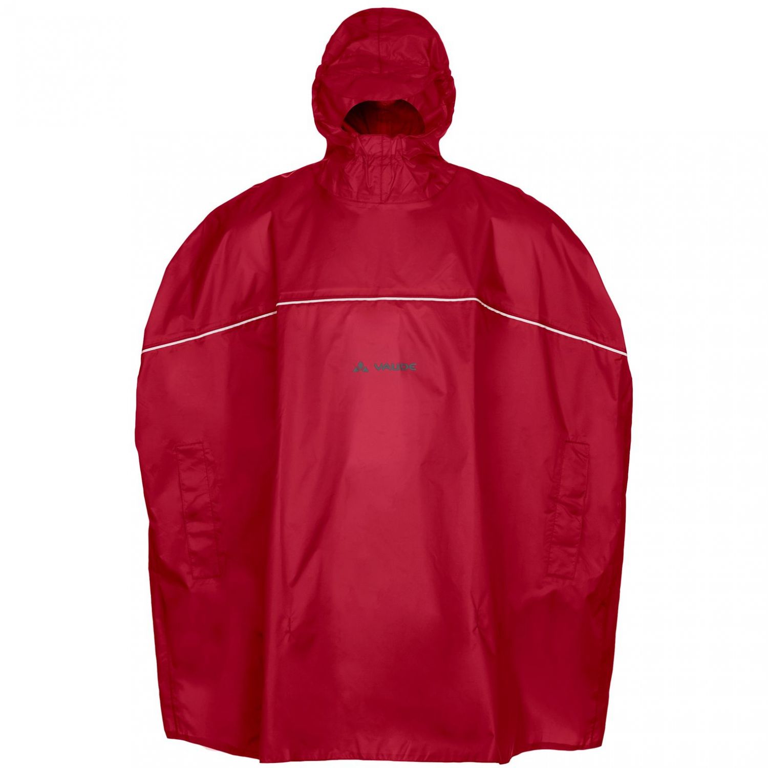 Vaude Grody Poncho, poncho, børn, rød