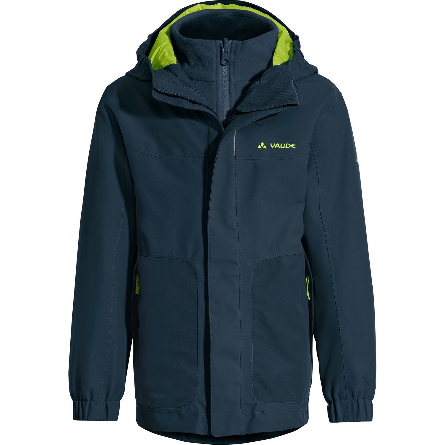 Vaude Kids Campfire 3in1 Jacket IV, vinterjakke, mørkeblå