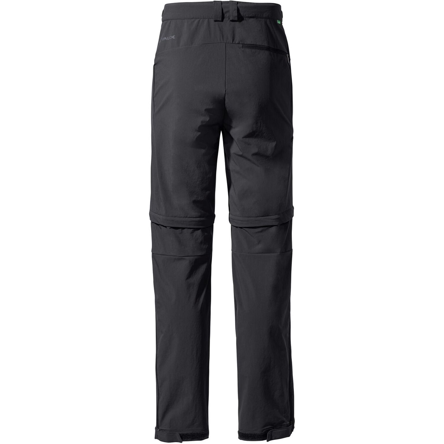 Vaude Men's Farley Stretch T-Zip Pants III, Wanderhosen, Herren, schwarz