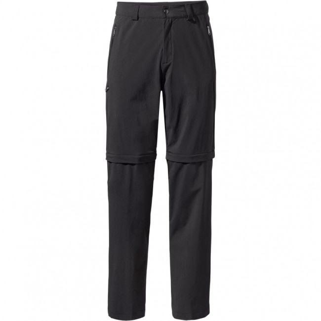 Vaude Men's Farley Stretch ZO Pants II, vandringsbyxor, herr, svart