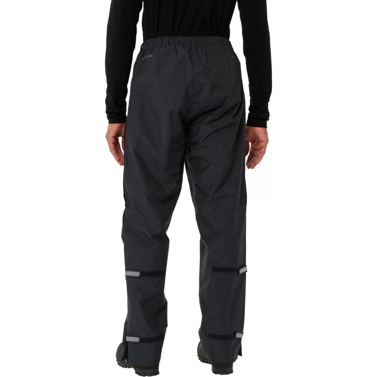 Vaude Men's Fluid Full-zip Pants II, regnbyxor, herr, svart