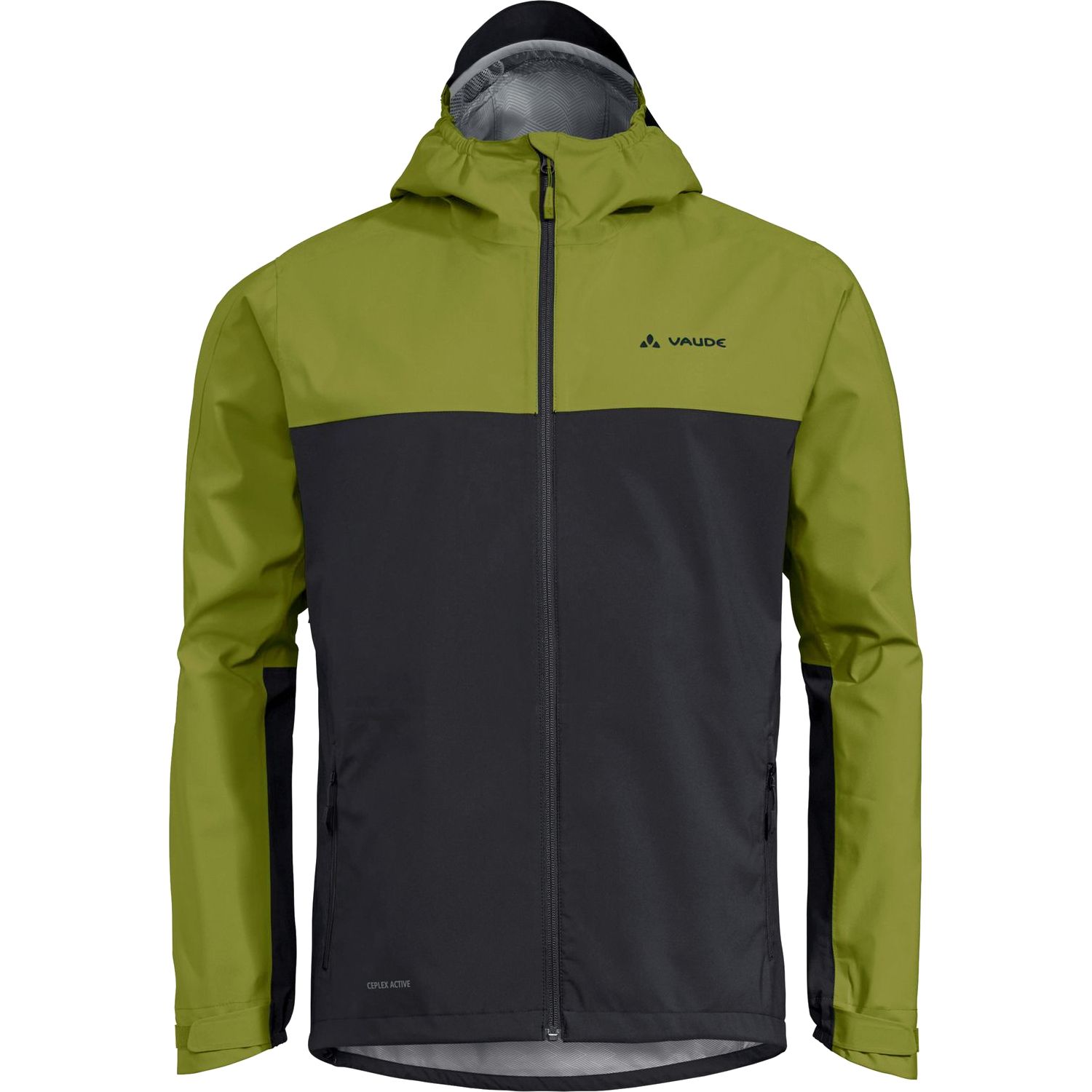 Vaude Men's Moab Rain Jacket, regnjakke, herre, grønn
