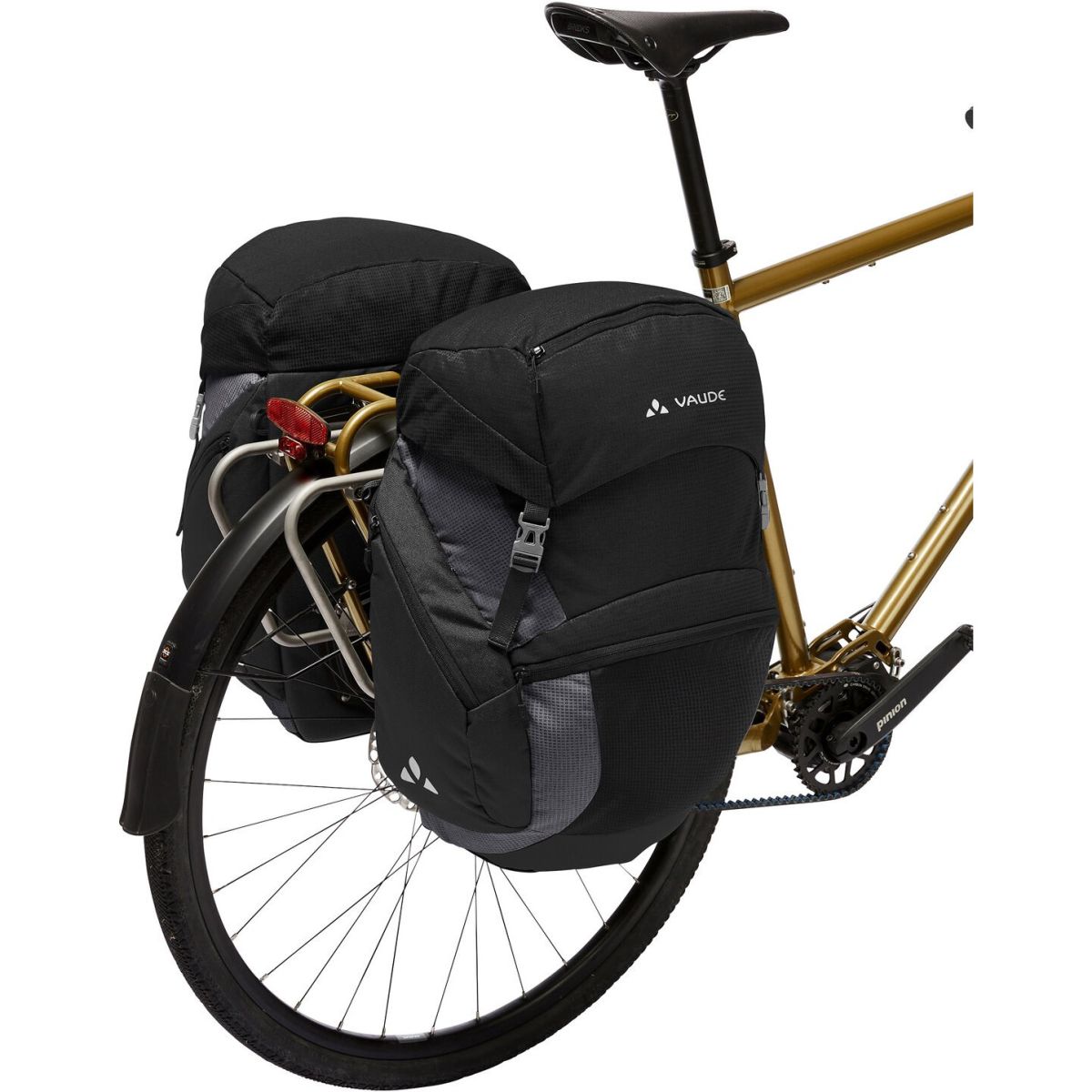 Vaude OnTour Back, torba rowerowa, czarny