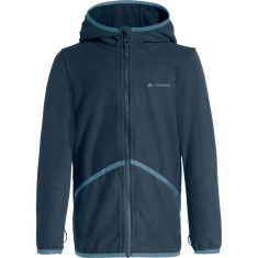Vaude Pulex Casaco com capuz, pulôver polar, crianças, azul