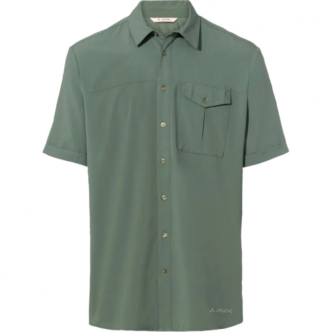 Vaude Rosemoor Shirt II, camisa de trekking para homem, verde