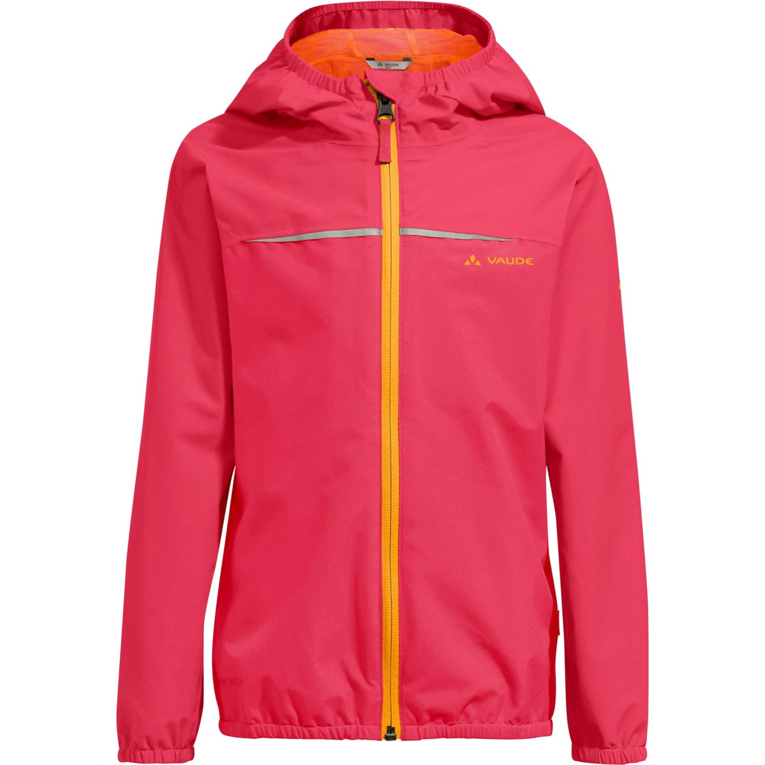 Vaude Turaco Jacket II, bunda do dažďa, detská, ružová/ružová