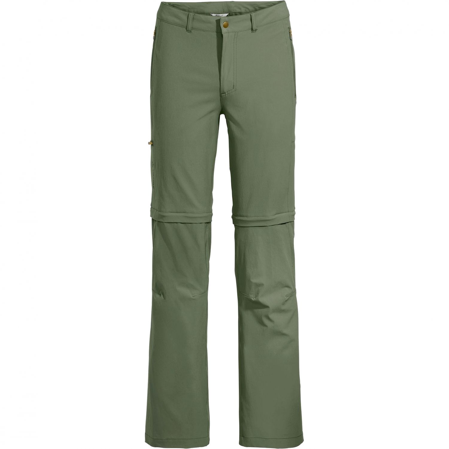 Vaude V Men's Farley Stretch ZO Pants, vandringsbyxor, herr, grön