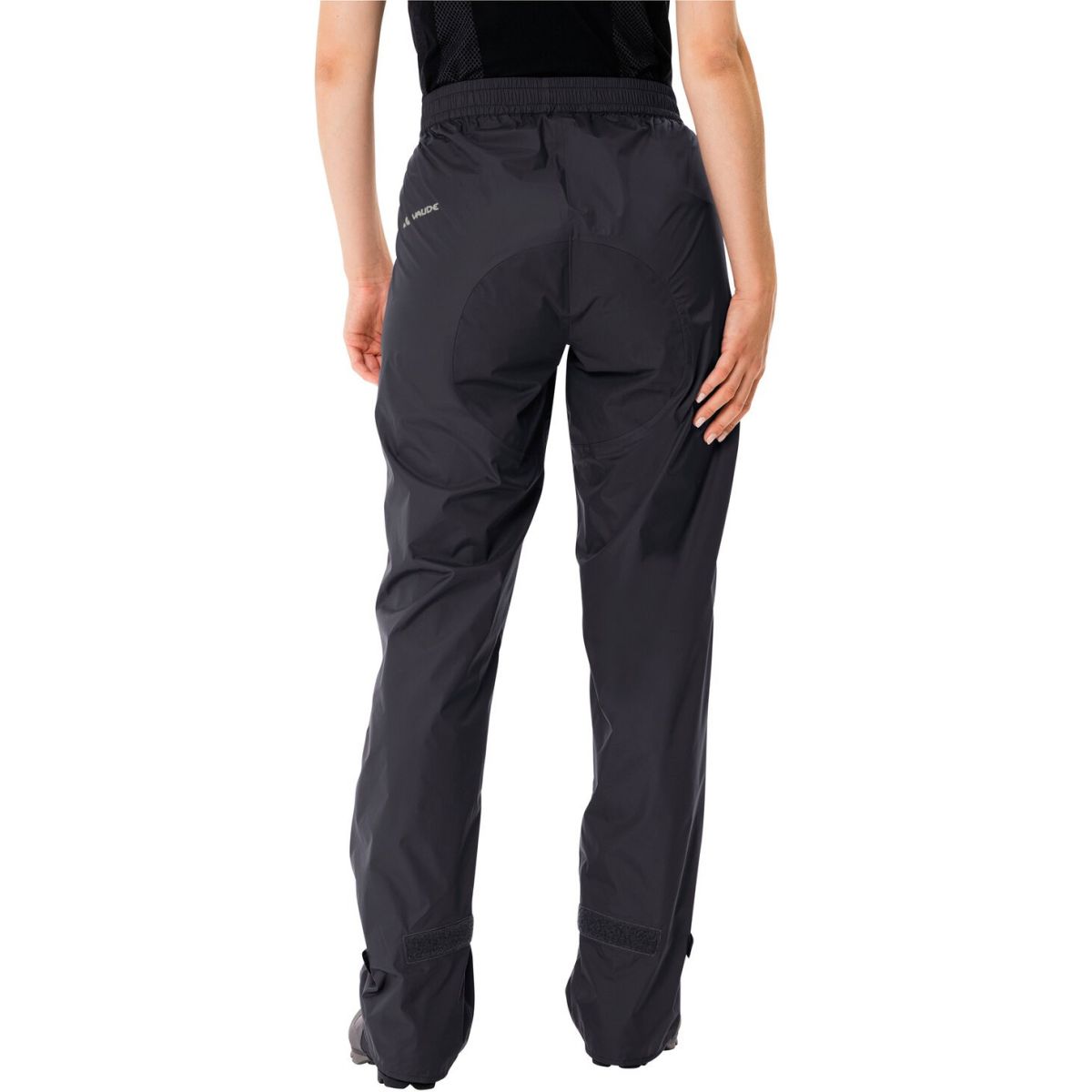 Vaude Women's Drop Pants II, sadehousut, musta/musta