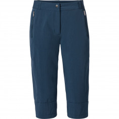 Vaude Women's Farley Stretch Capri III, wandelbroeken, dames, donkerblauw