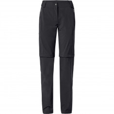 Vaude Women's Farley Stretch ZO T-Zip Pants II, vandringsbyxor, dam, svart