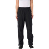 Vaude Women's Fluid Full-Zip Pants S/S, sadehousut, naiset, musta