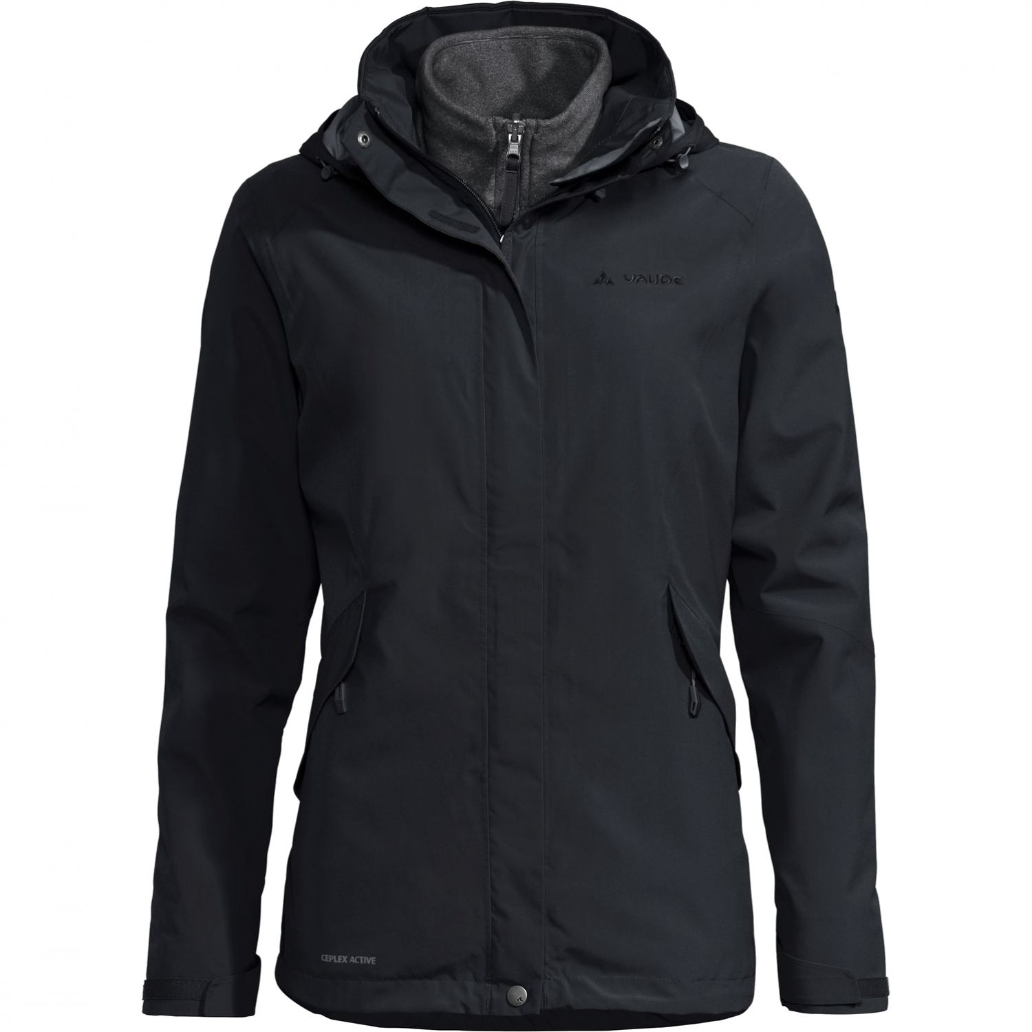 Vaude Women's Rosemoor 3in1 Jacket, télikabát, n?i, fekete