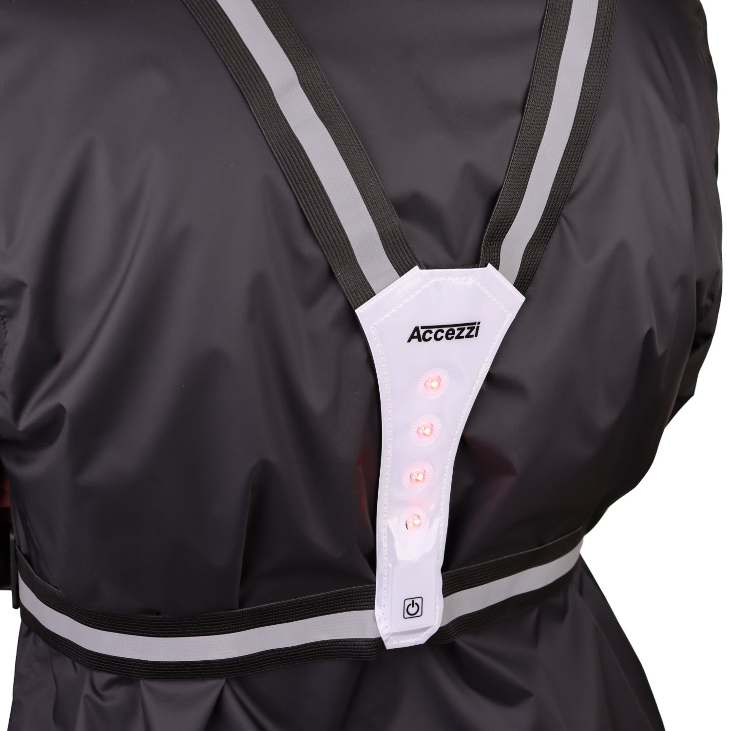 Vesta reflectorizantă Accezzi LED, gri