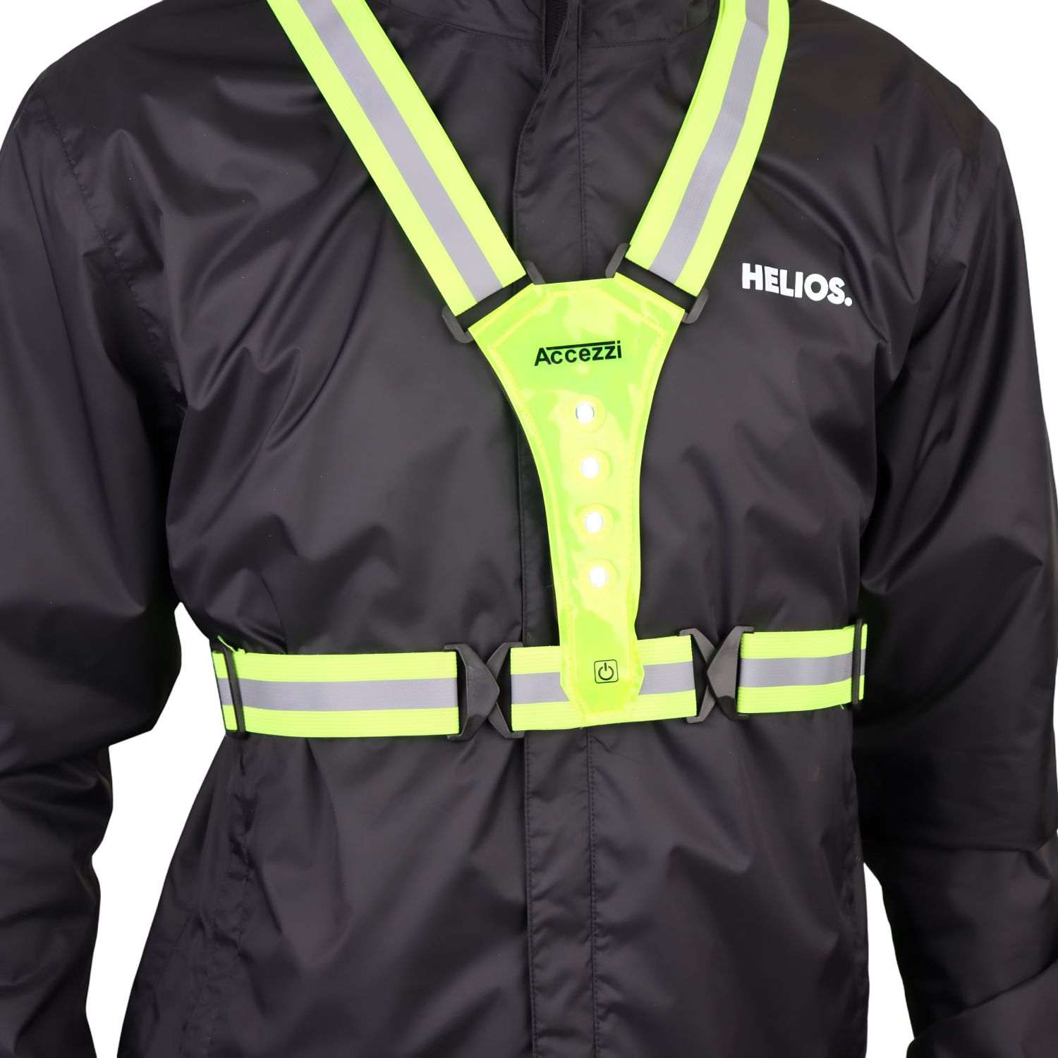 Vesta reflectorizantă LED Accezzi, verde