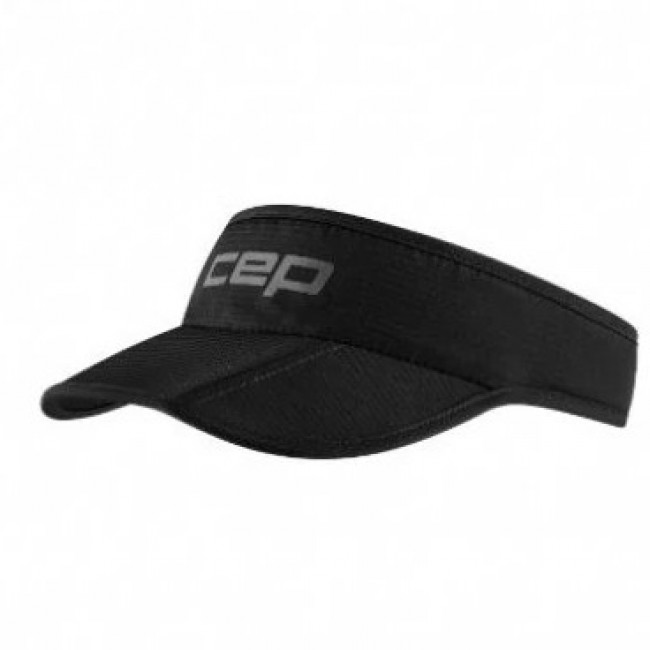 Vizoră pliabilă CEP Core Run, vizor de soare, negru