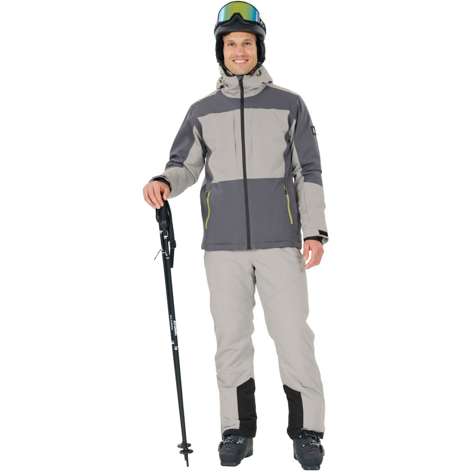 Whistler Boulder, chaqueta de esquí, hombre, gris oscuro