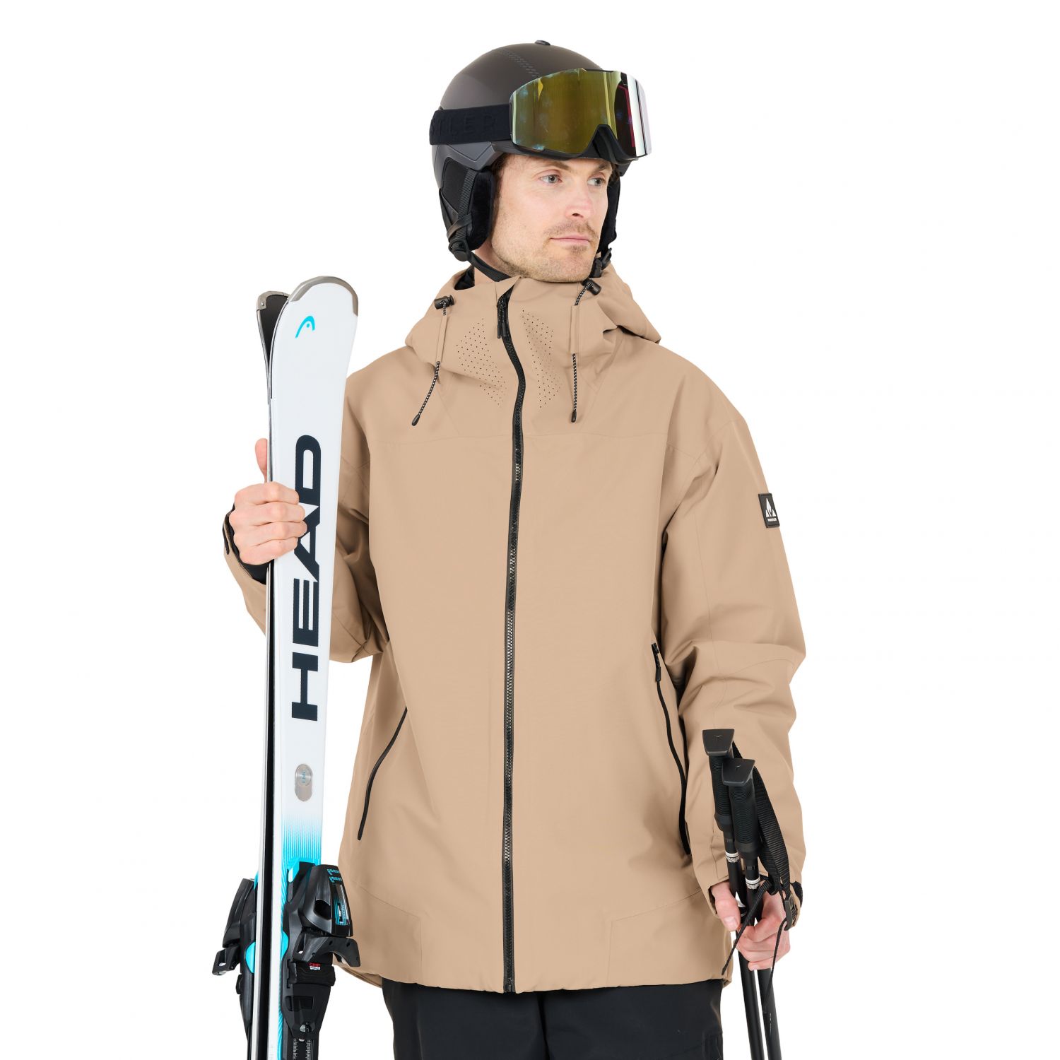 Whistler Canyon, skijakke, herre, beige