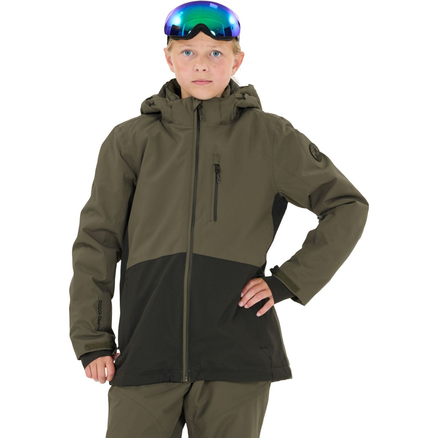 Whistler Drizzle, skijakke, junior, mørkegrøn
