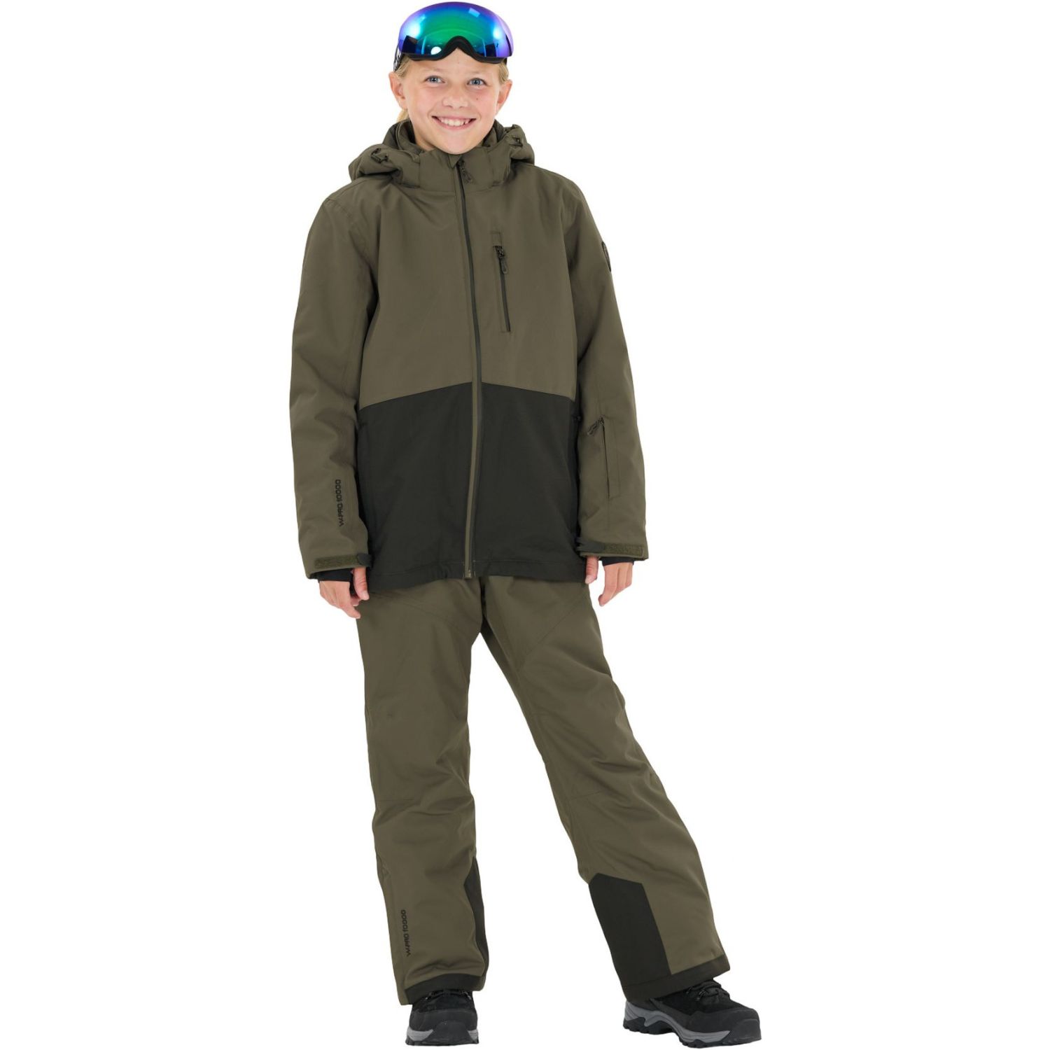 Whistler Drizzle, skijakke, junior, mørkegrøn