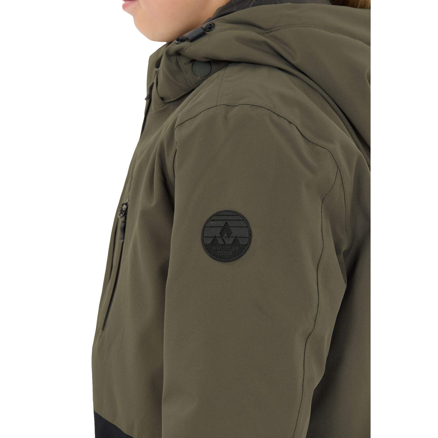 Whistler Drizzle, veste de ski, junior, vert foncé