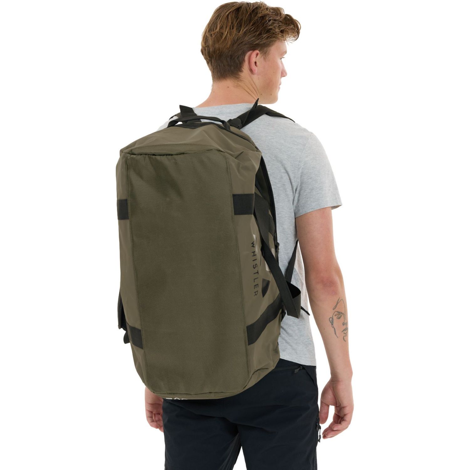 Whistler Fidel 40l, duffel-laukku, vihreä