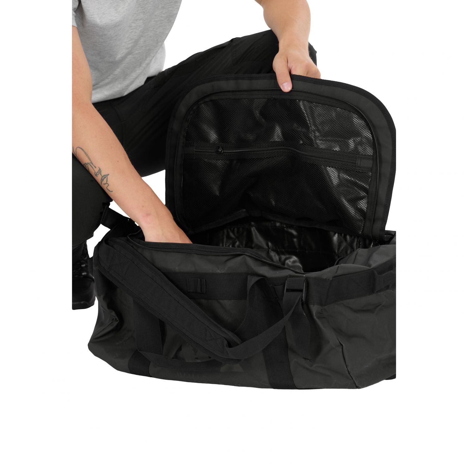 Whistler Fidel 40l, duffelová taška, čierna