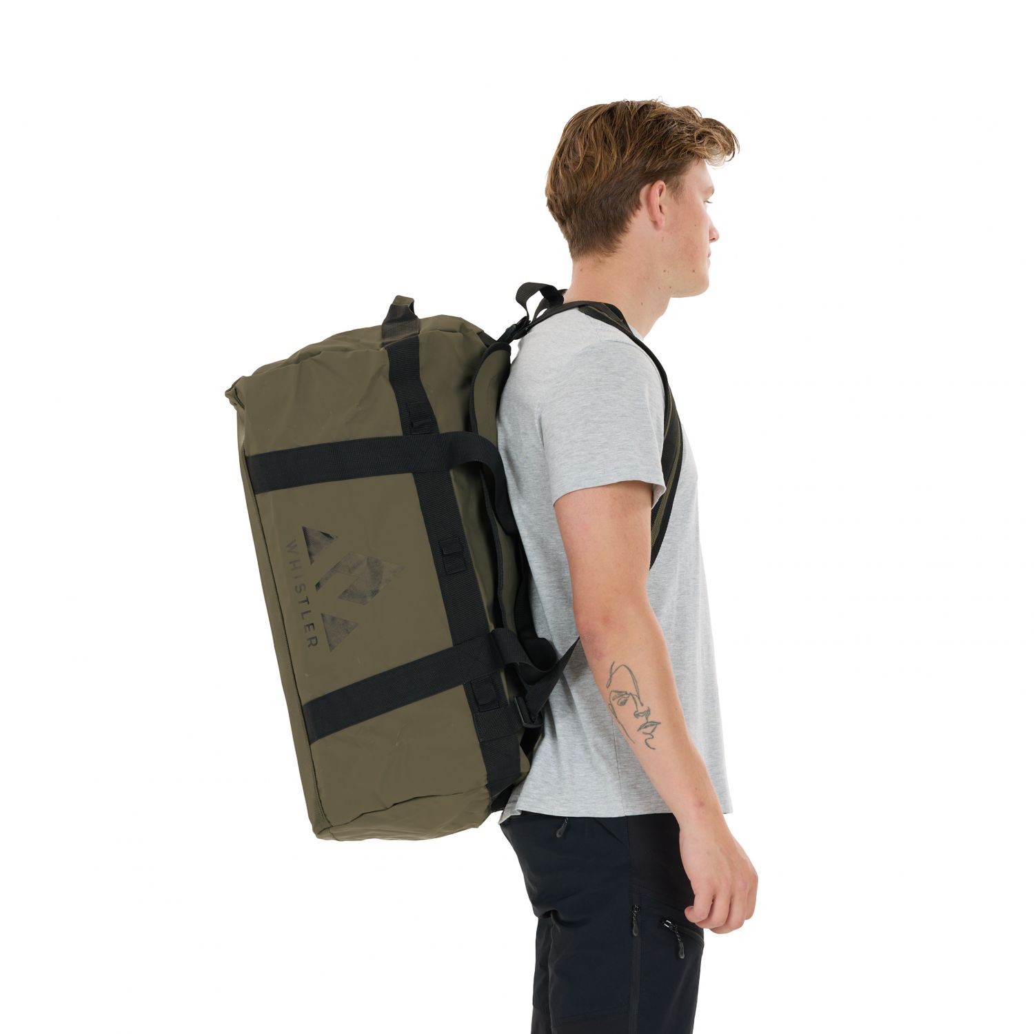 Whistler Fidel 85l, bolsa de duffel, verde