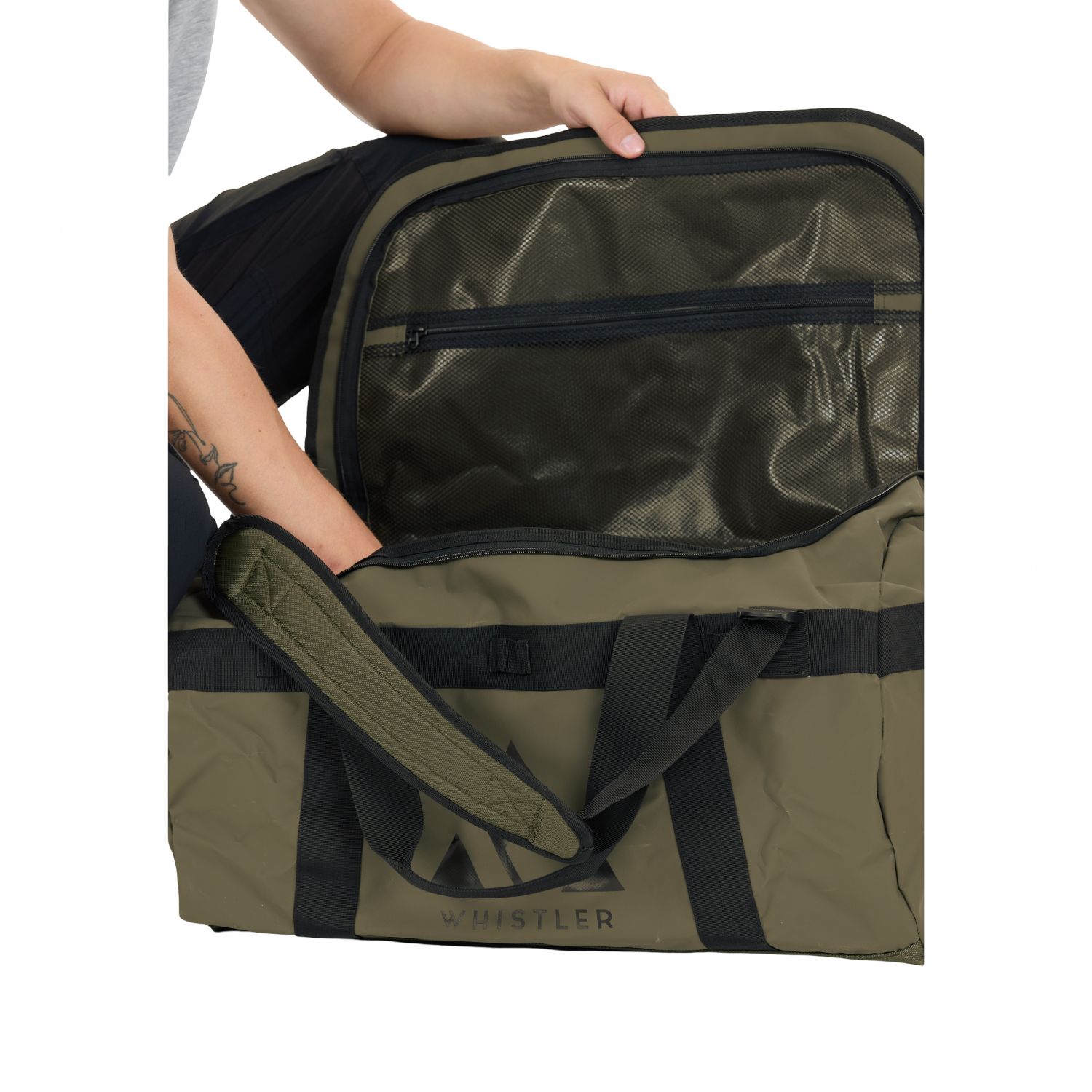 Whistler Fidel 85l, bolsa de duffel, verde
