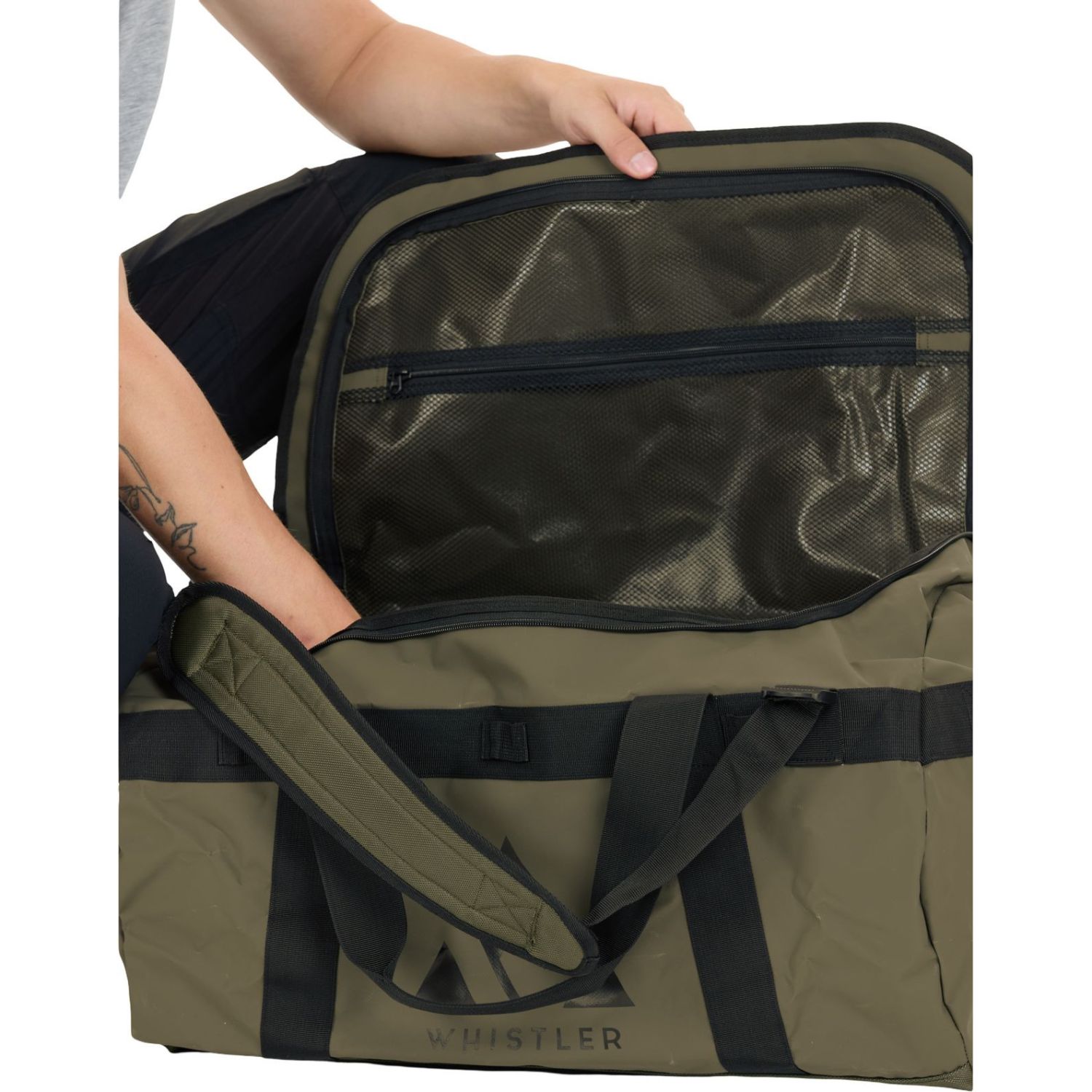 Whistler Fidel 85l, duffel bag, grøn