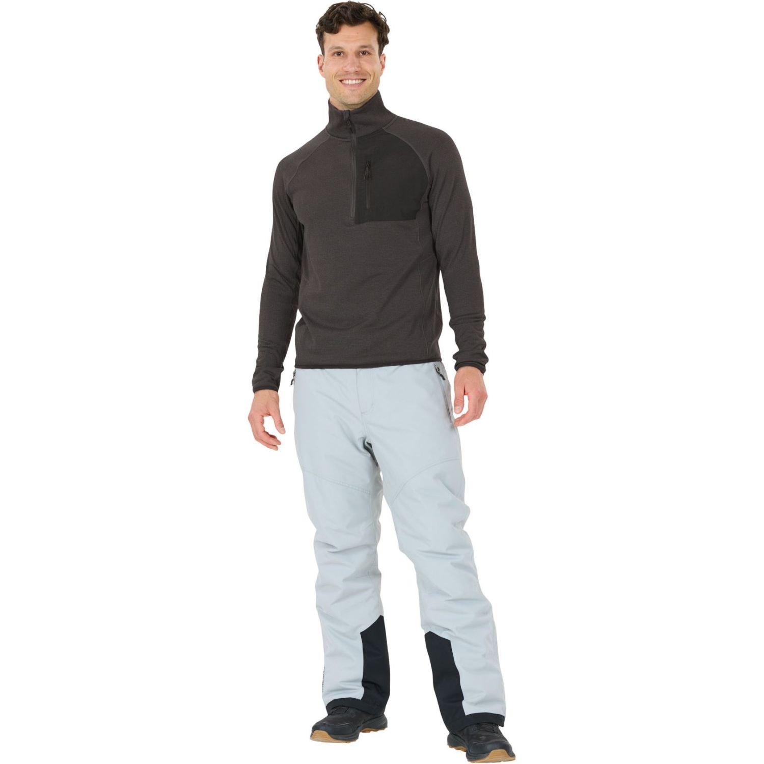 Whistler Helge, Fleecepullover, Herren, Dunkelgrau