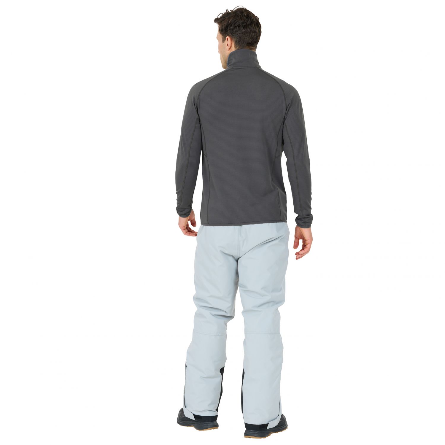 Whistler Helge, jaqueta de fleece, masculino, cinza escuro
