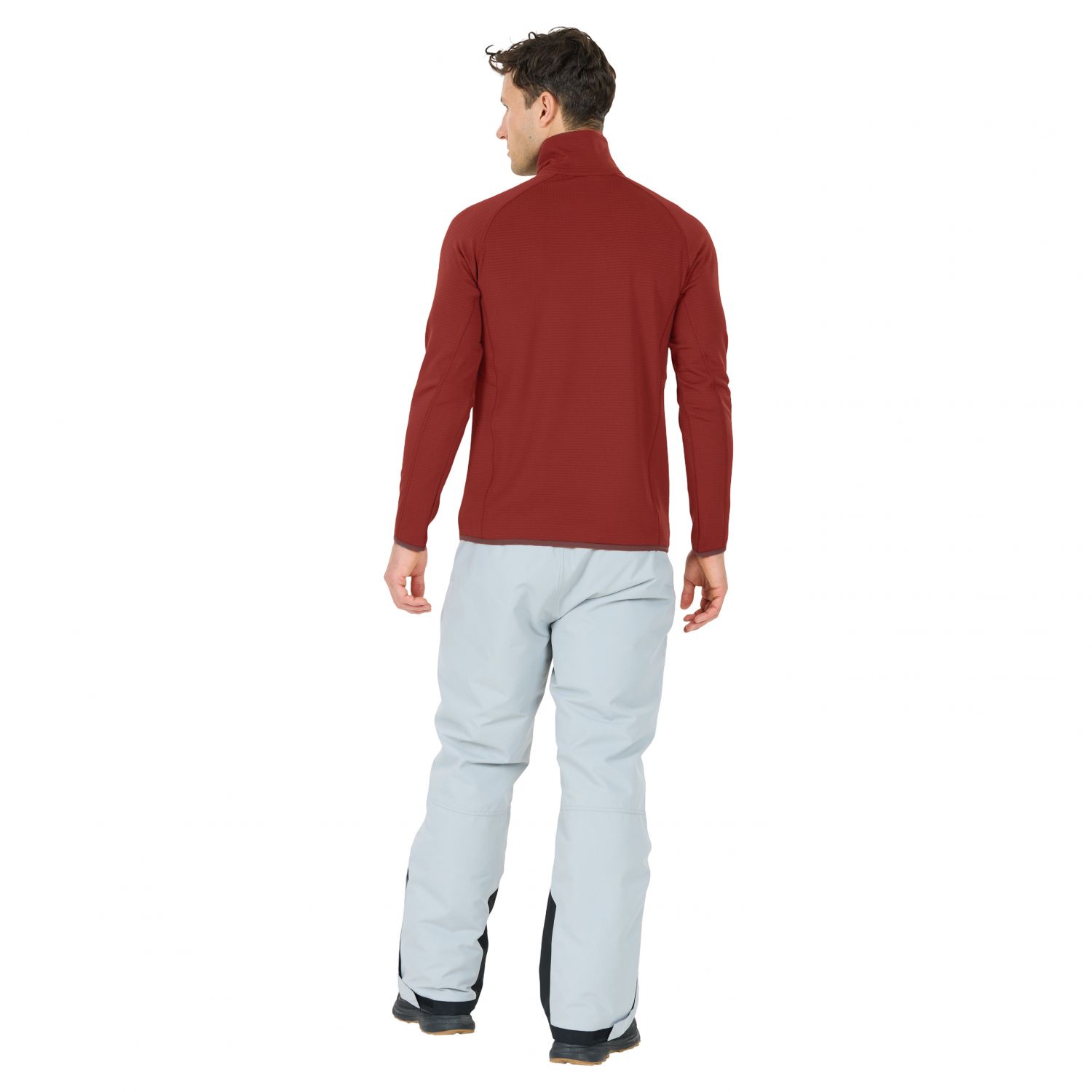 Whistler Helge, suéter de fleece, masculino, madder brown